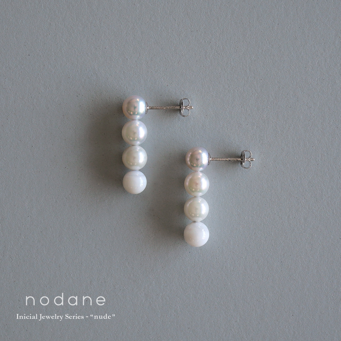 【nodane】nude - stick earrings