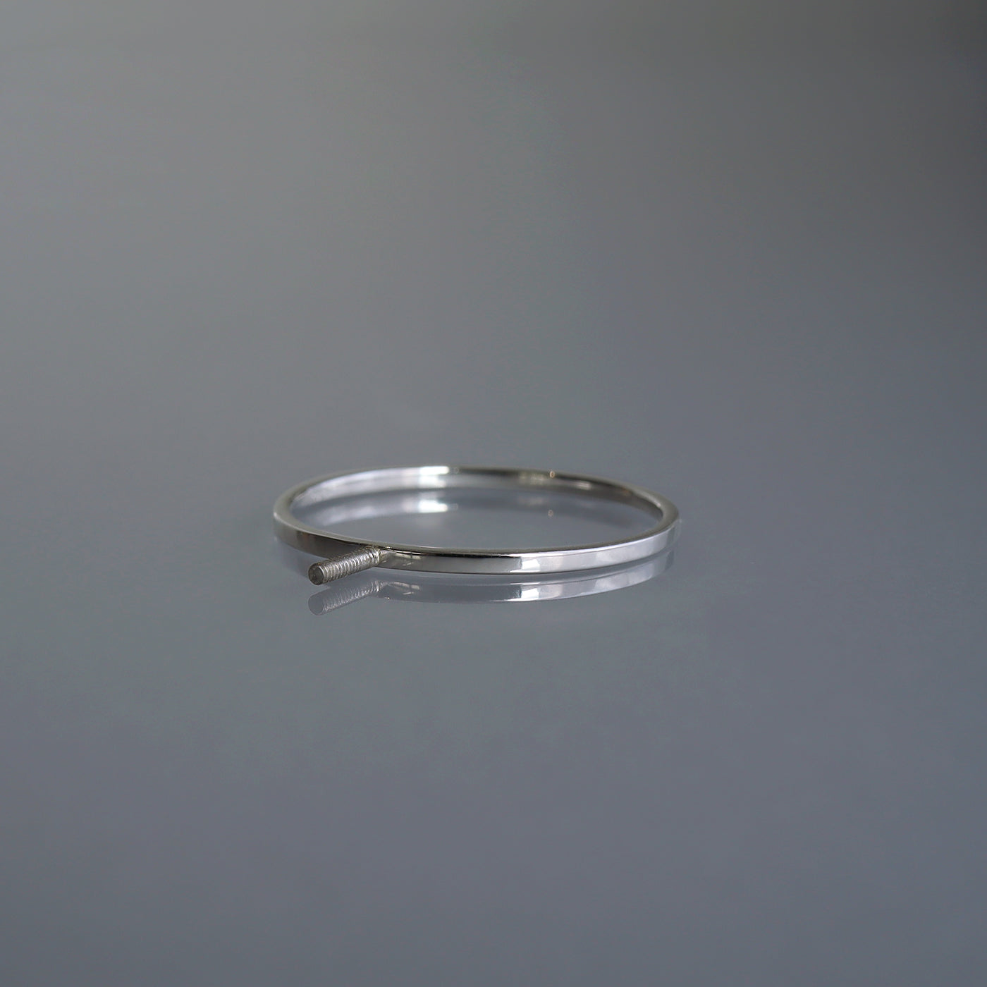【BASE PARTS】18K YG 1.0mm Flat Ring