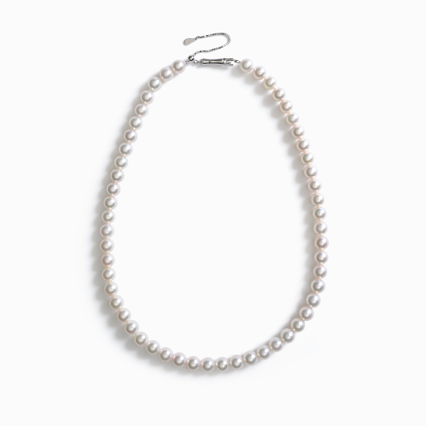 White Japanese Akoya Pearl Necklace, 9.0-9.5mm - AAA Quality - Pure Pearls